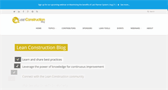 Desktop Screenshot of leanconstructionblog.com