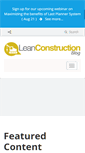 Mobile Screenshot of leanconstructionblog.com